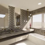 Badezimmergestaltung Design Idee