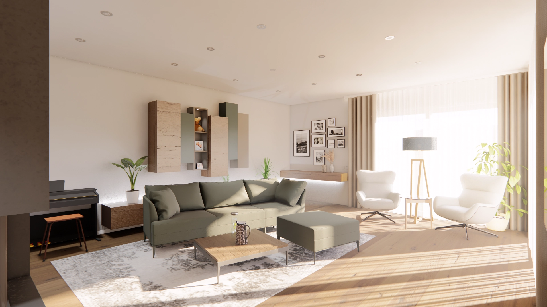 Wohnzimmer Innenraumgestaltung