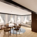 Raumdesign moderne Bauernstube